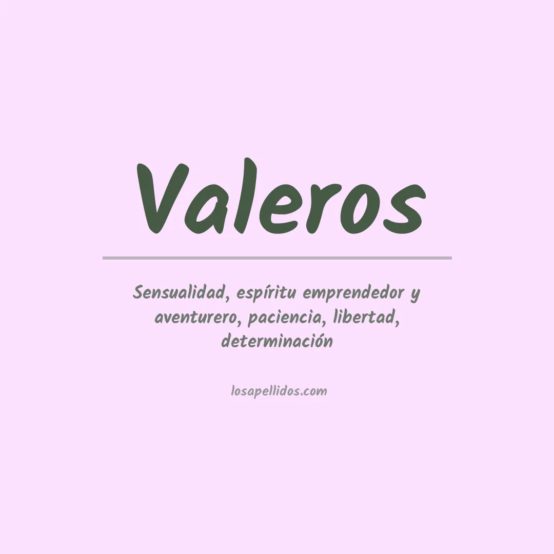 Apellido Valeros