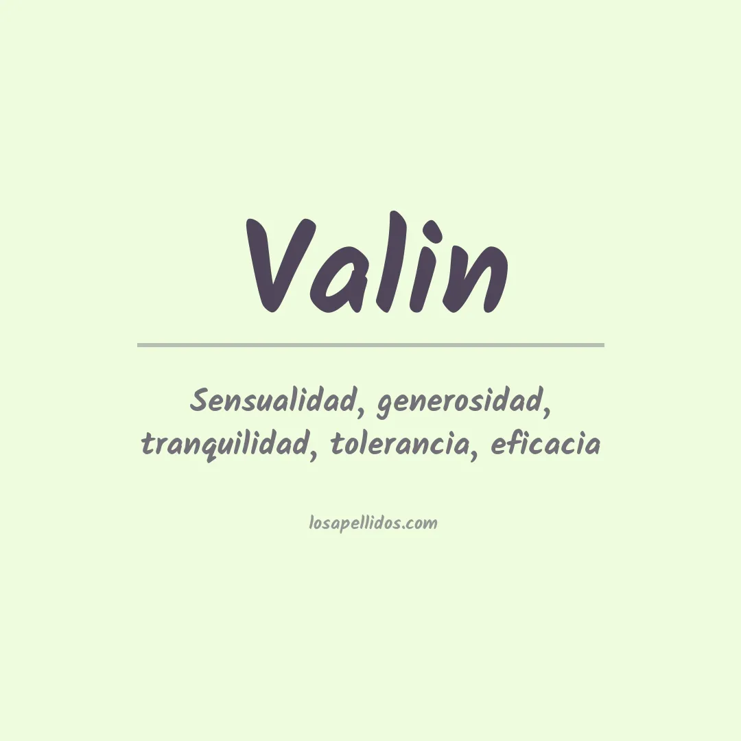 Apellido Valin