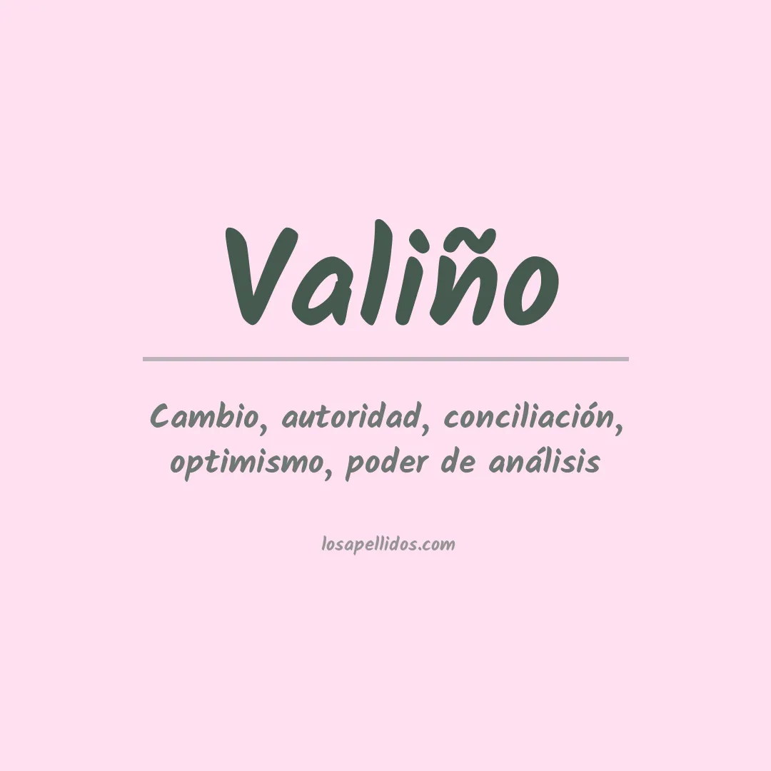 Apellido Valiño