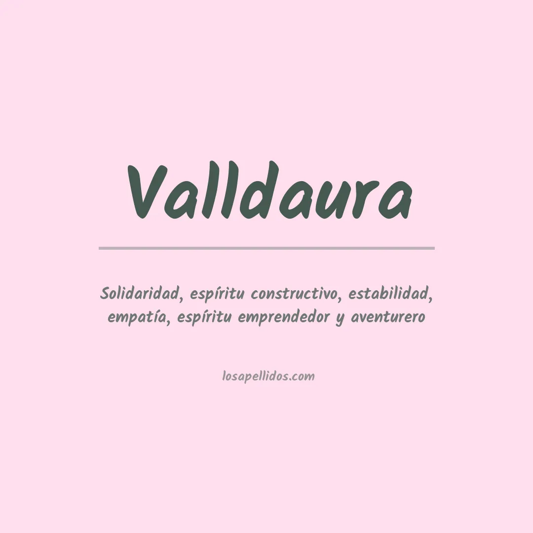 Apellido Valldaura