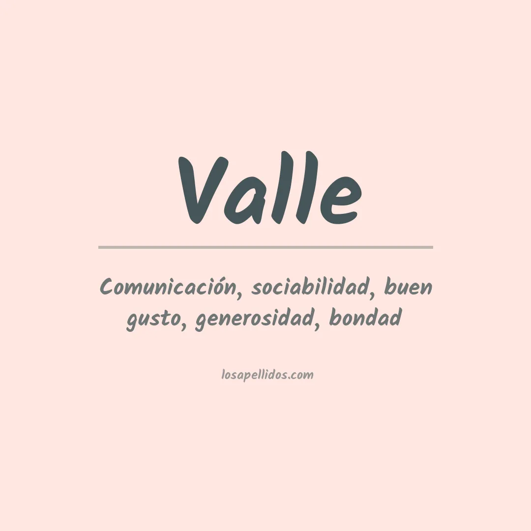 Apellido Valle