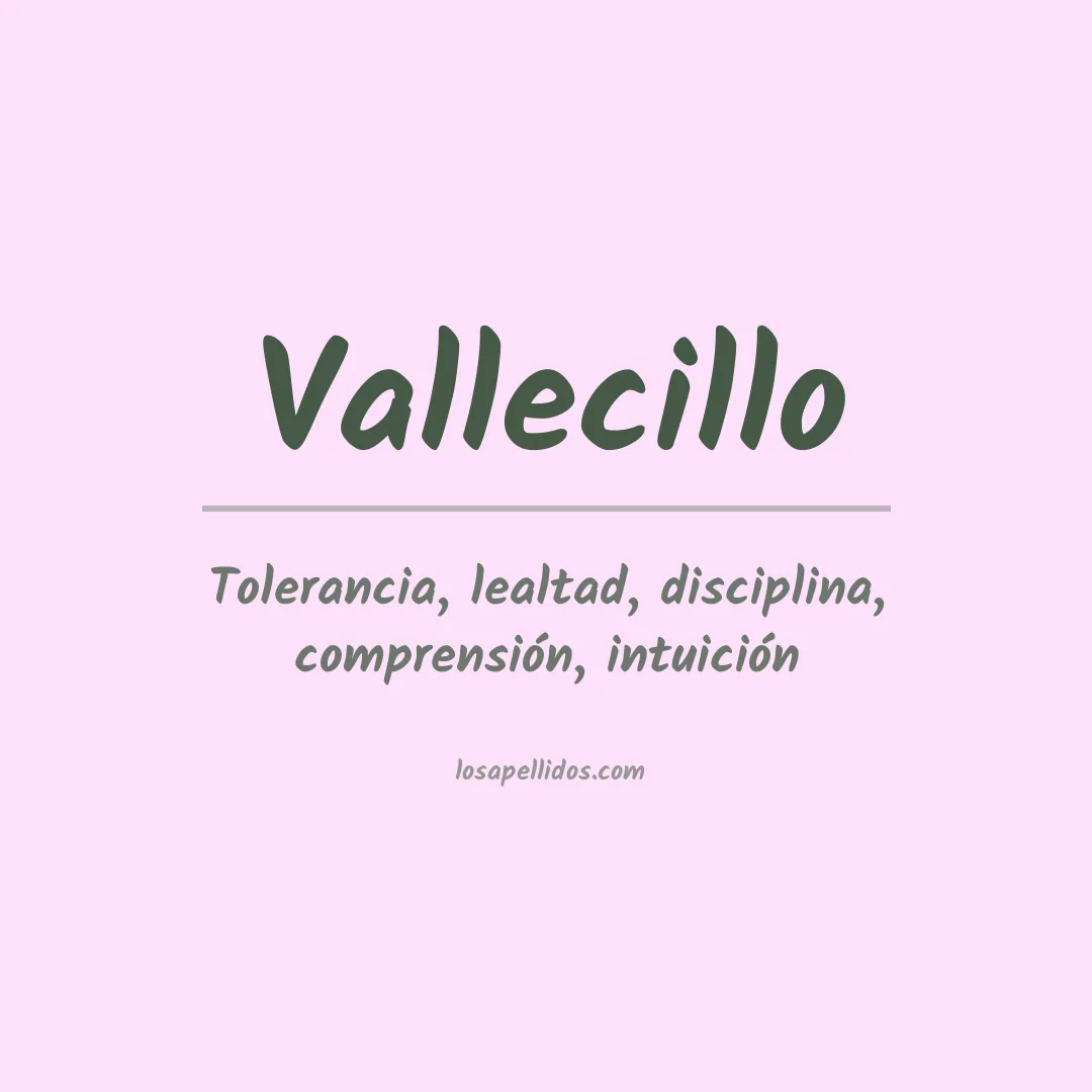 Apellido Vallecillo