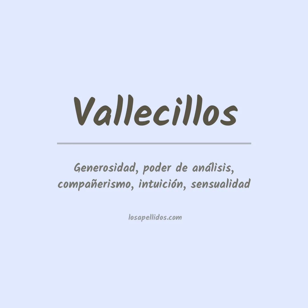 Apellido Vallecillos