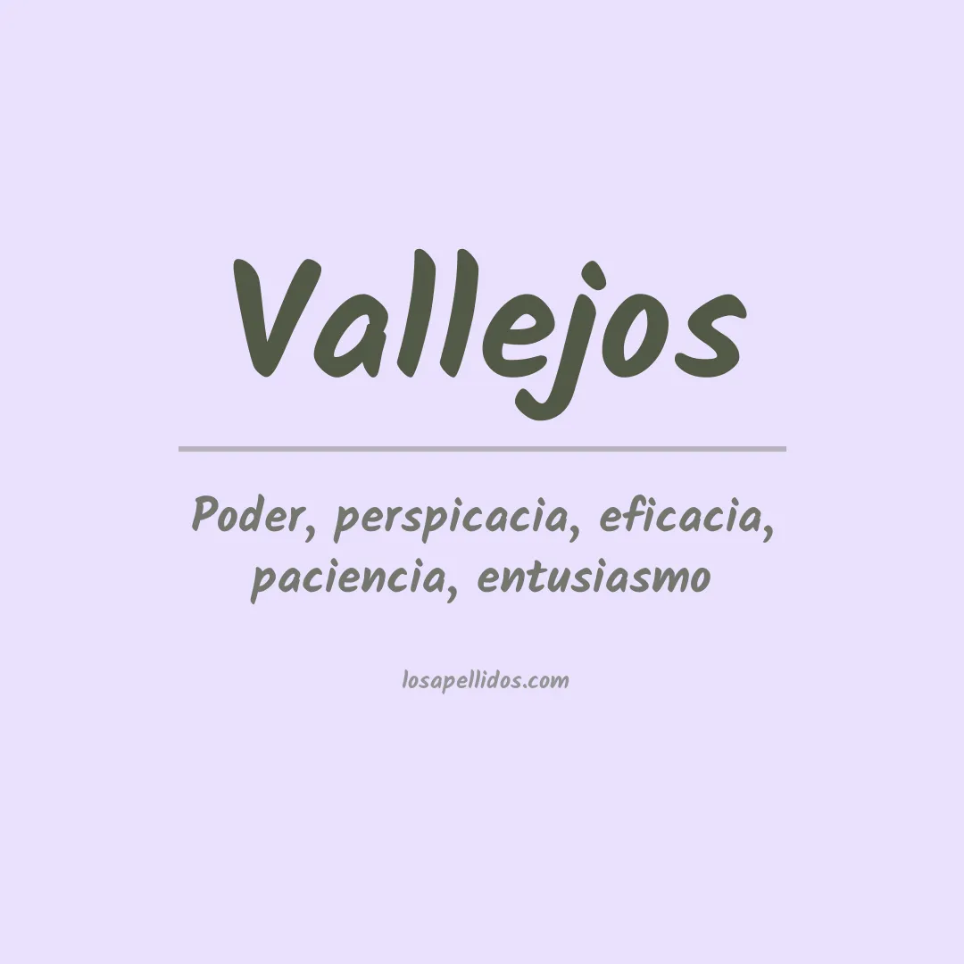 Apellido Vallejos