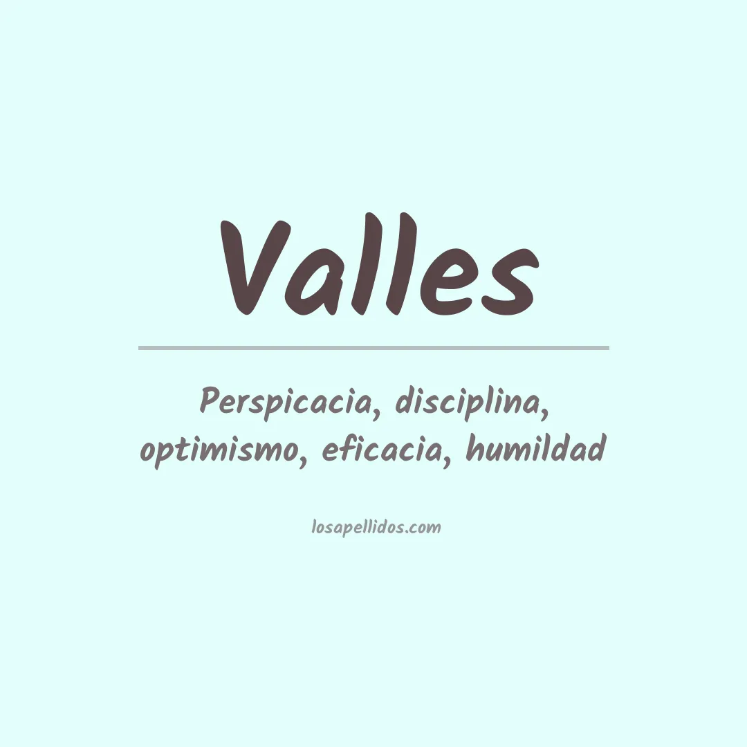 Apellido Valles