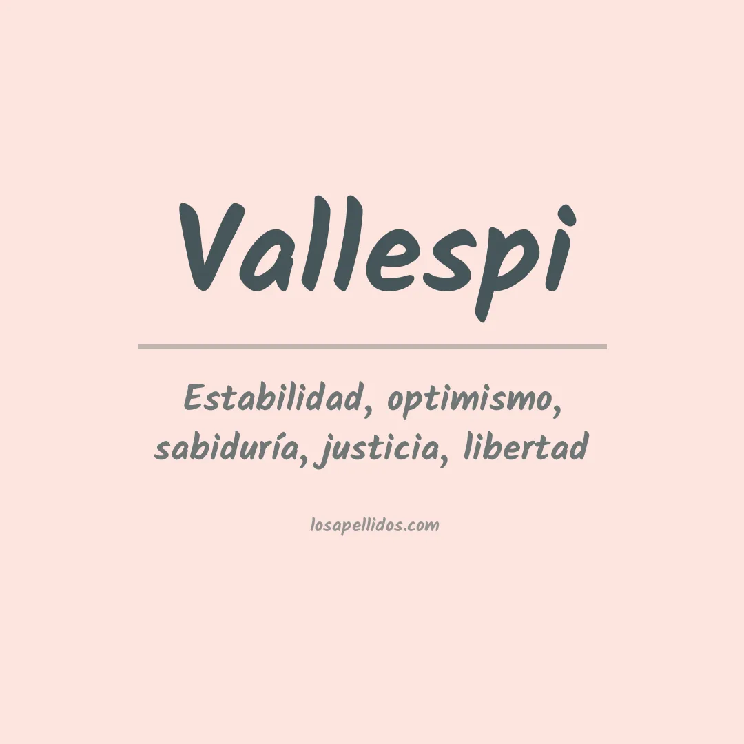 Apellido Vallespi