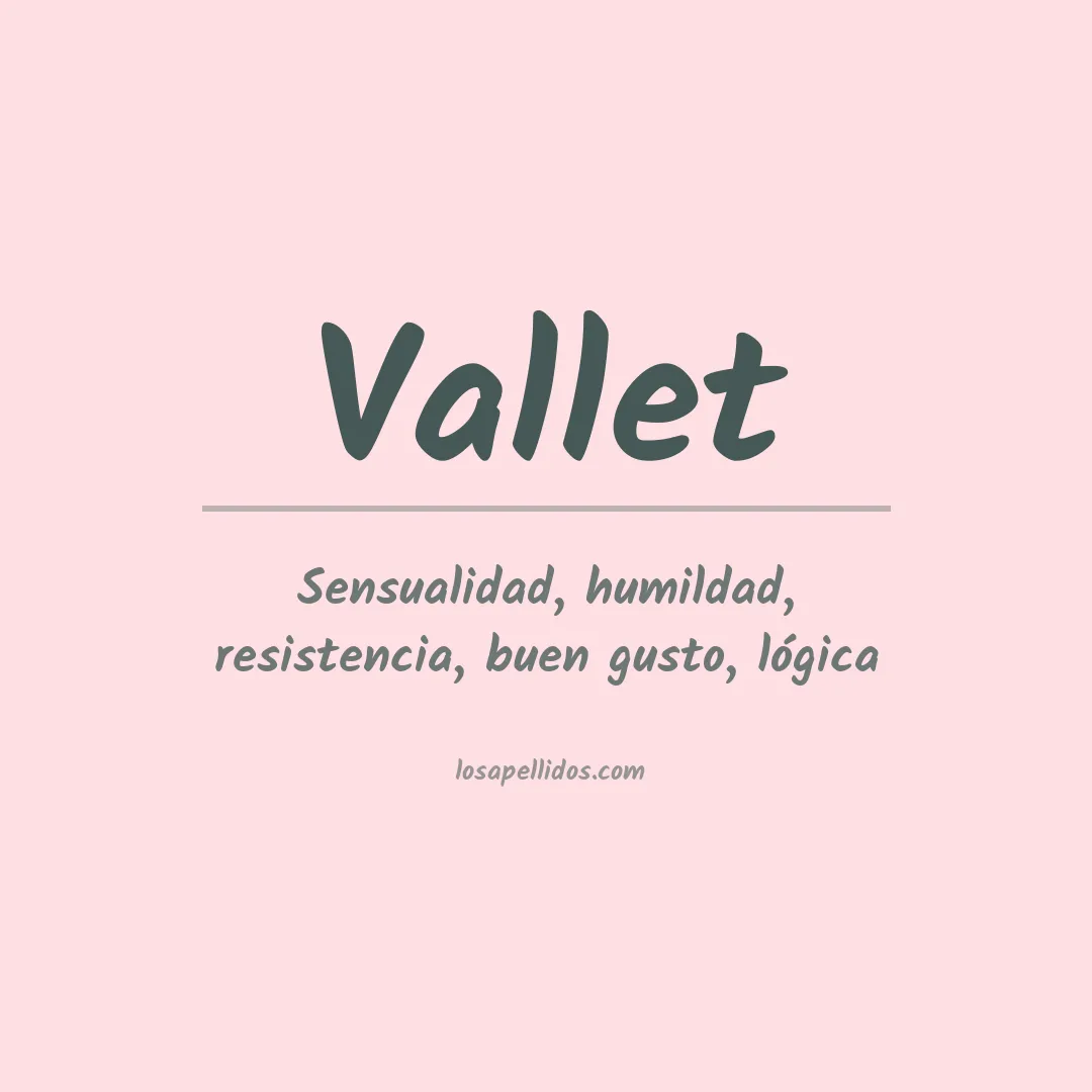 Apellido Vallet
