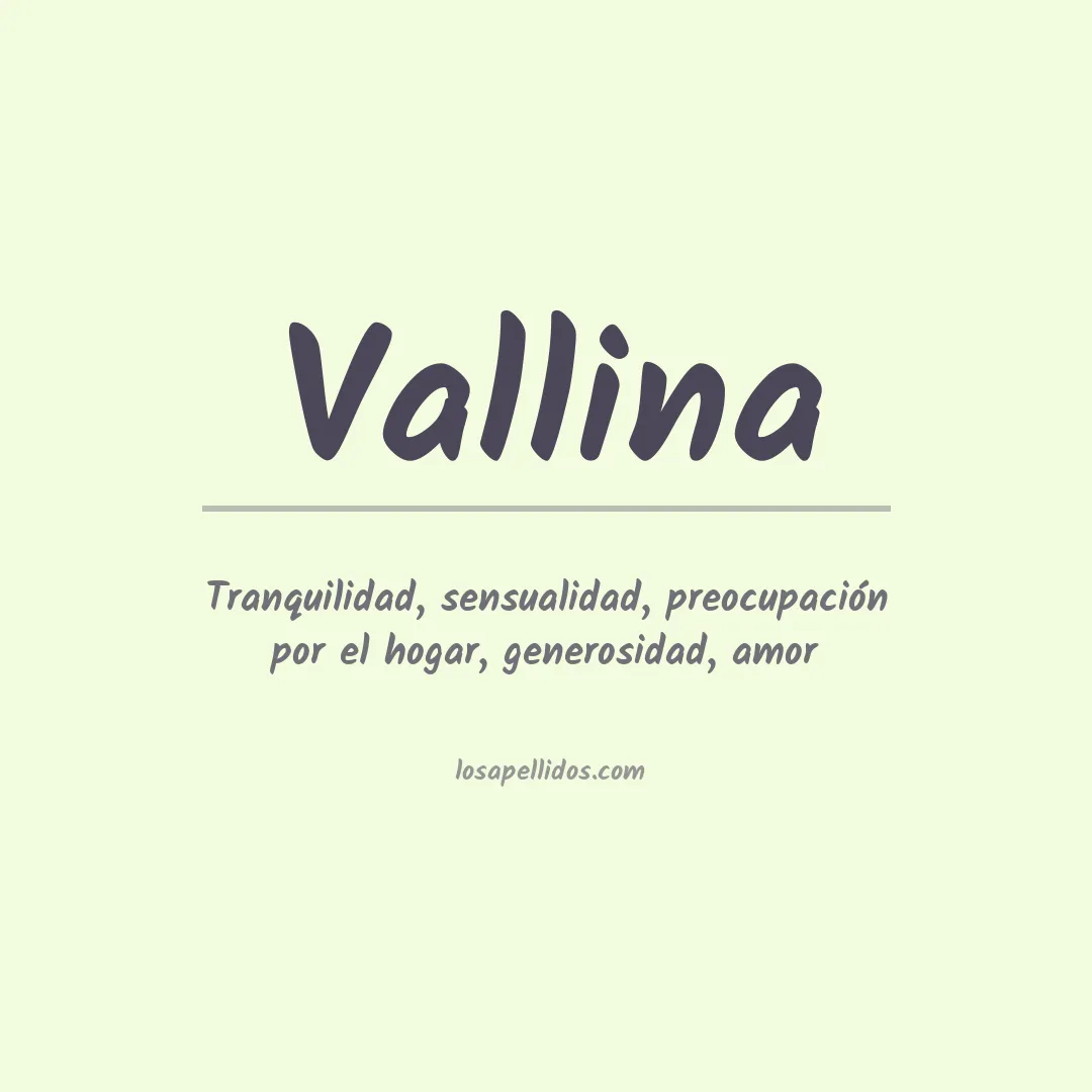 Apellido Vallina