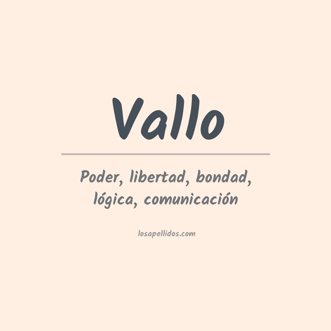 Apellido Vallo