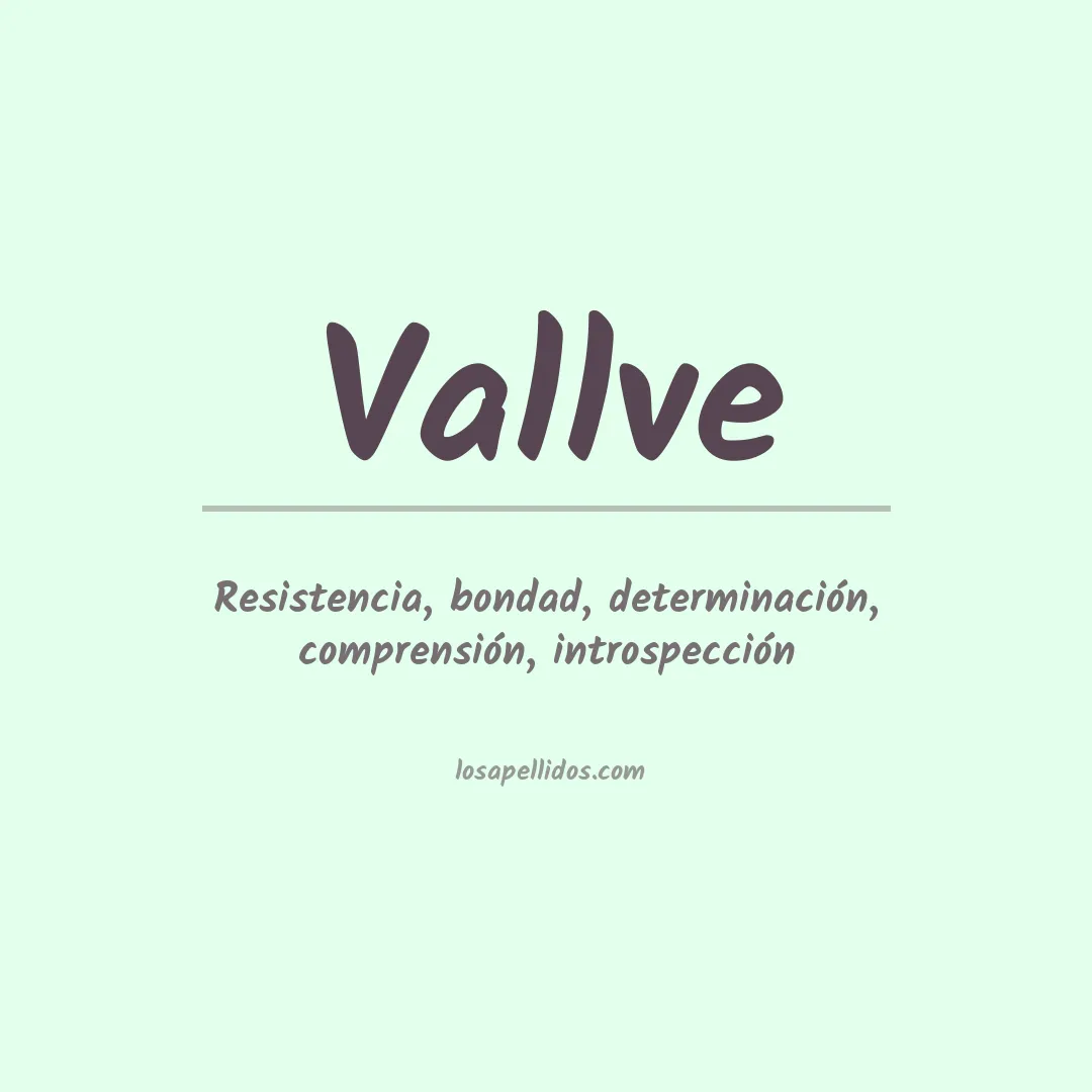 Apellido Vallve