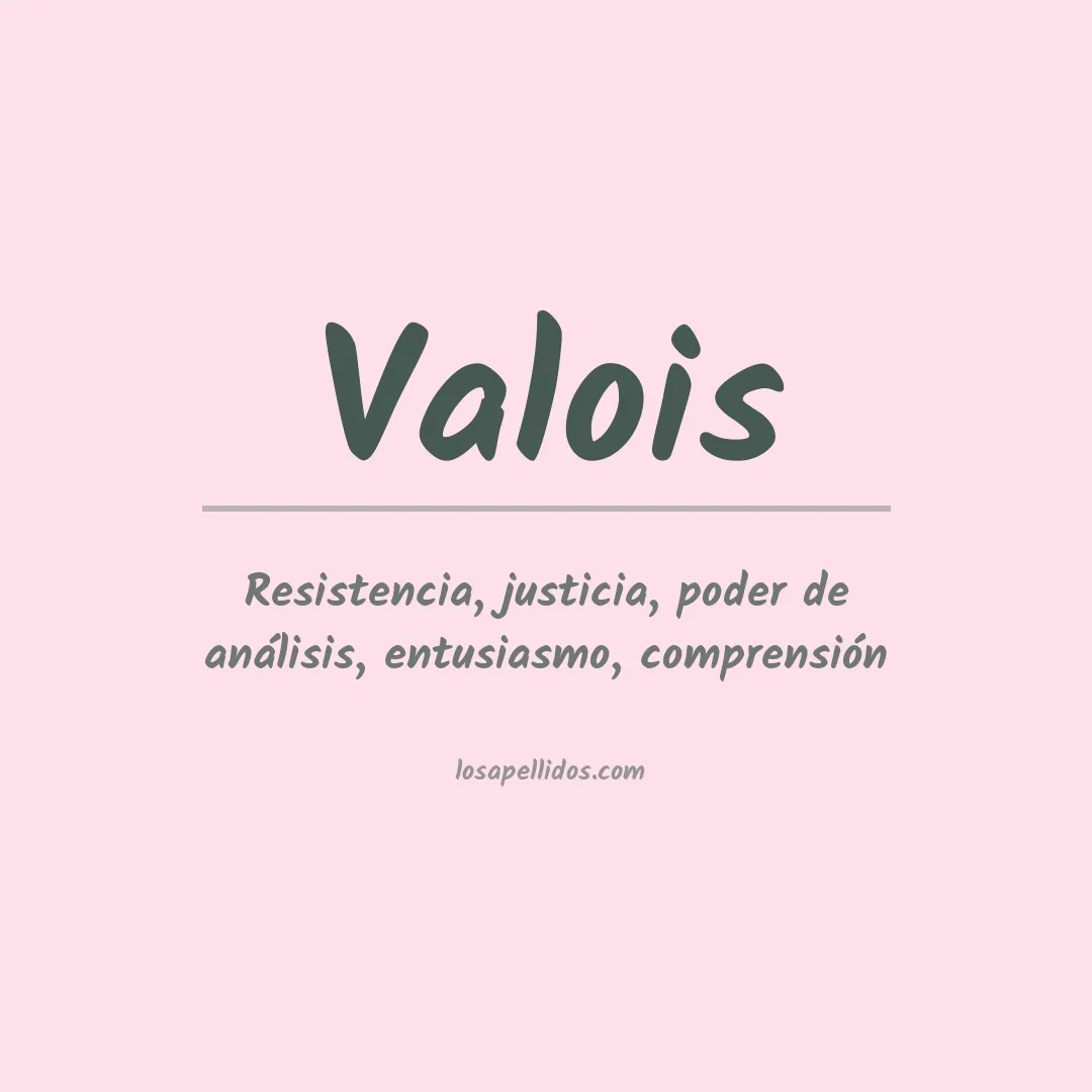 Apellido Valois