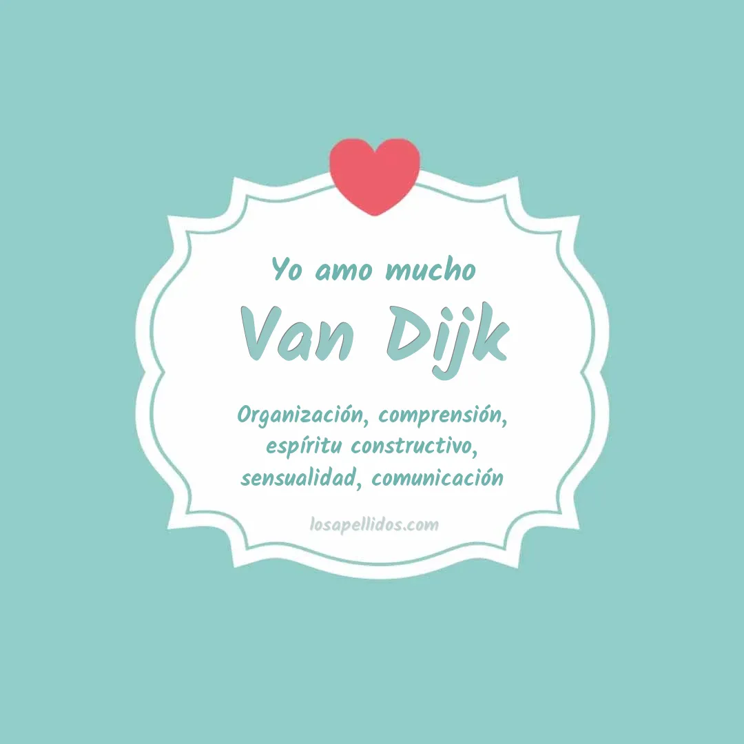 Yo amo mucho Van dijk