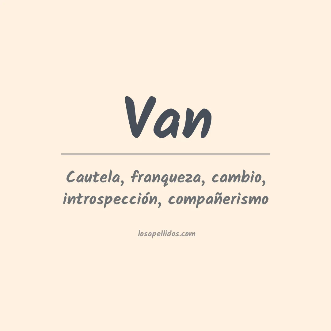 Apellido Van