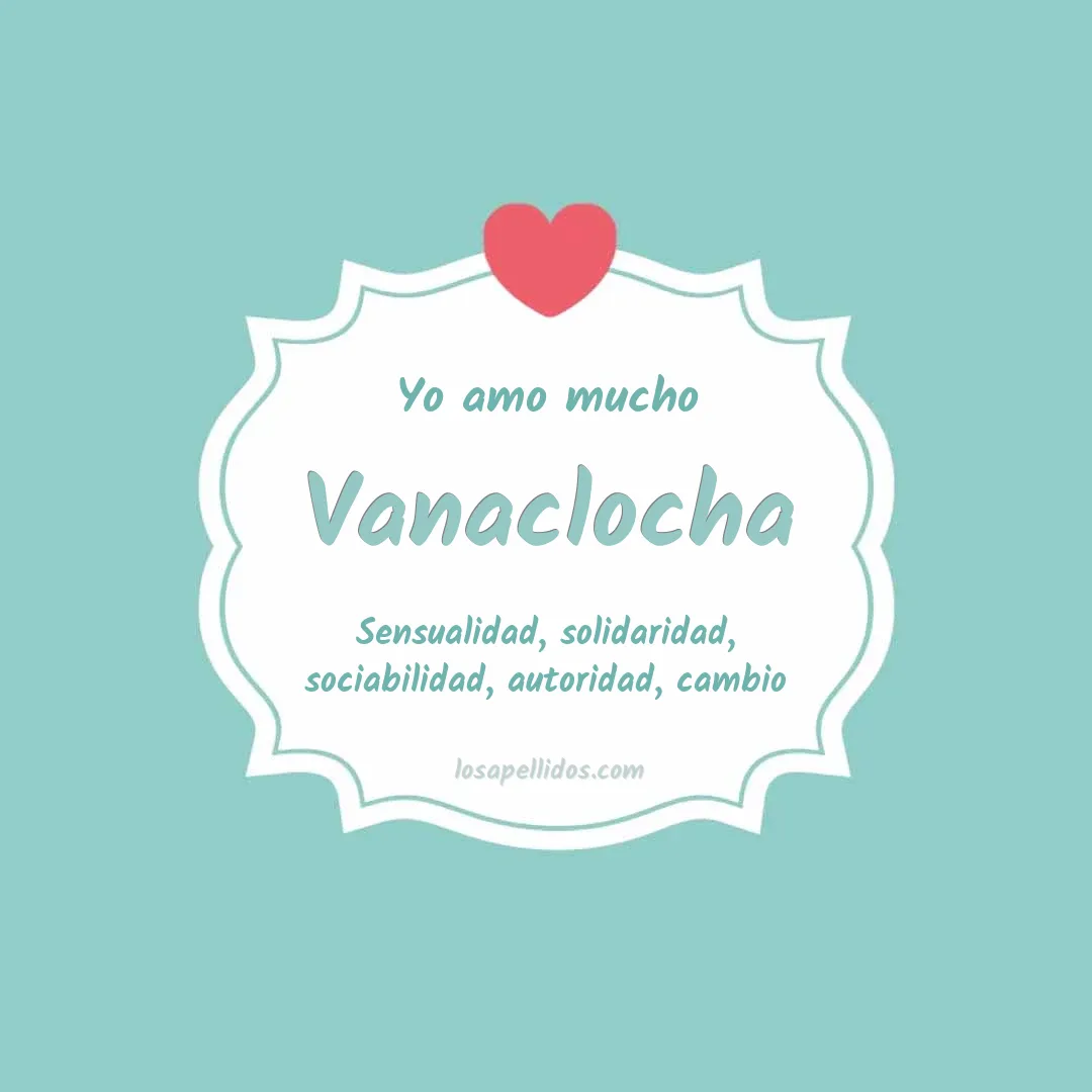Yo amo mucho Vanaclocha