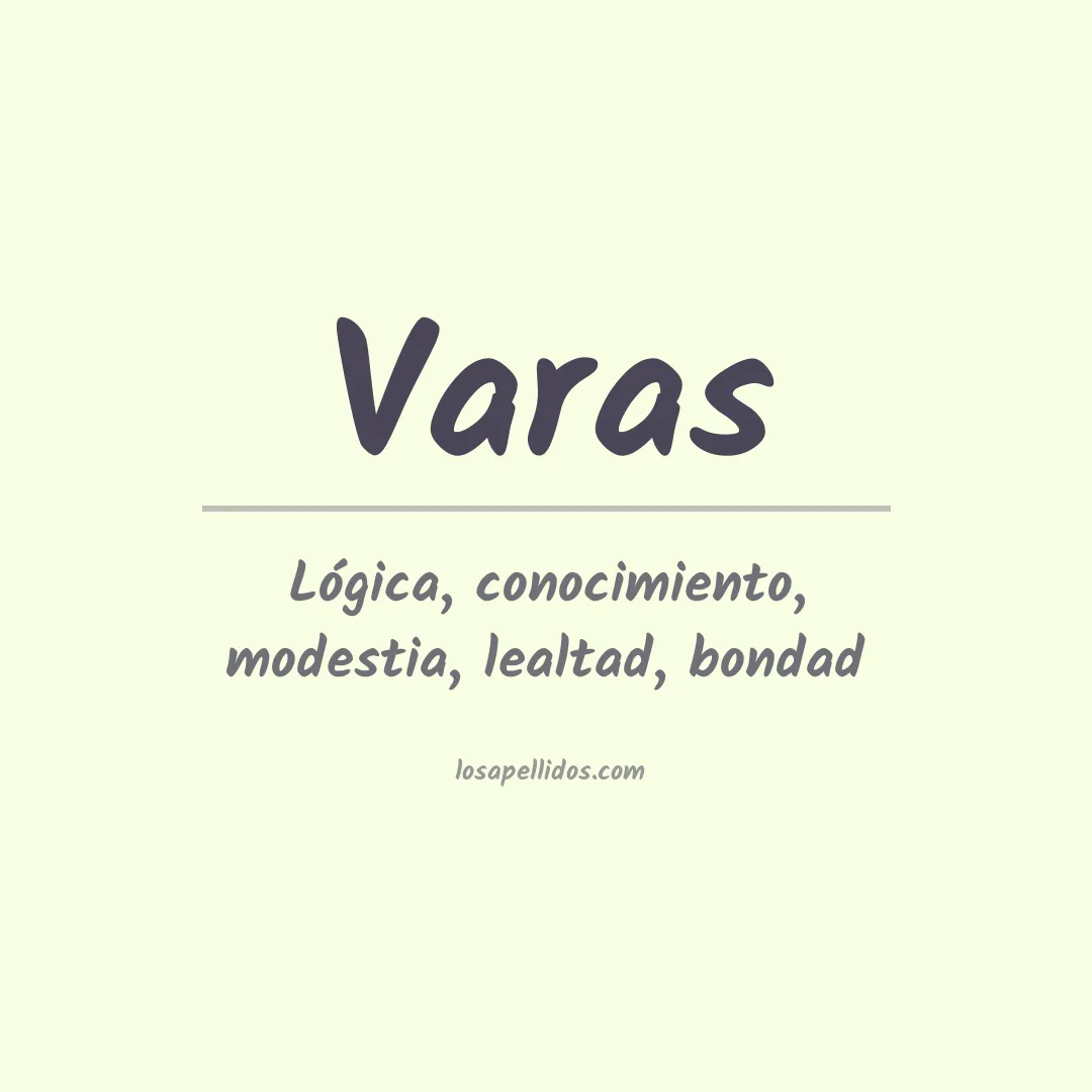 Apellido Varas