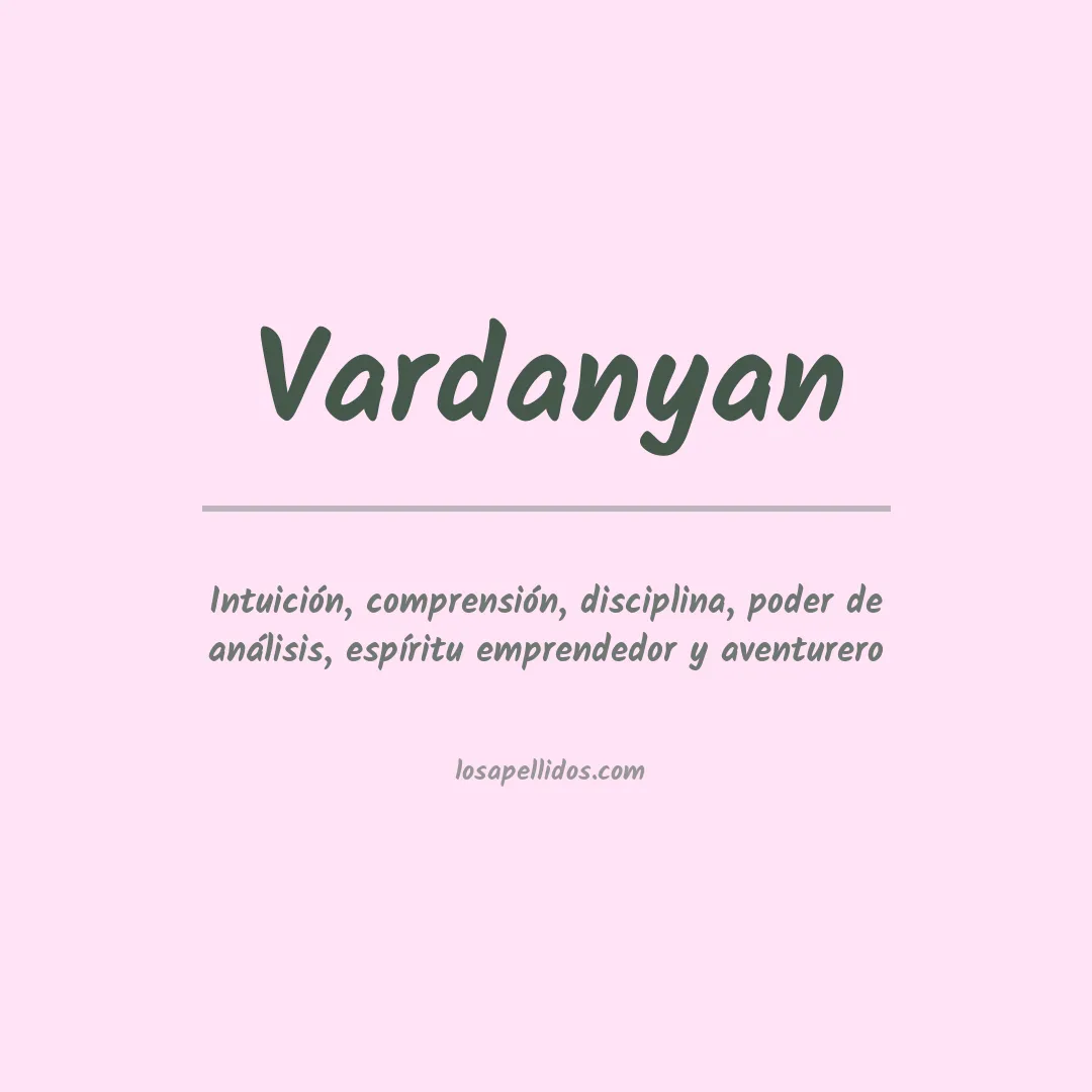 Apellido Vardanyan