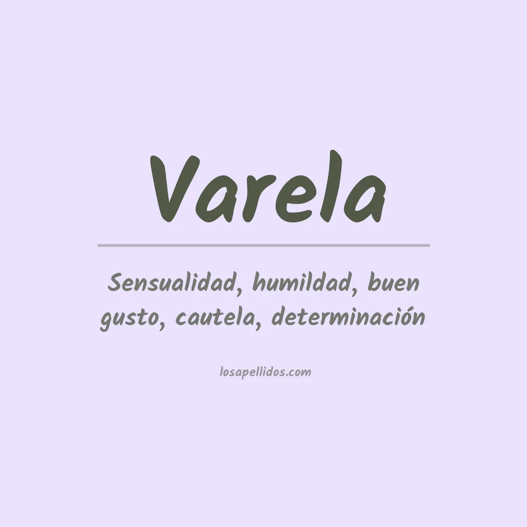 Apellido Varela