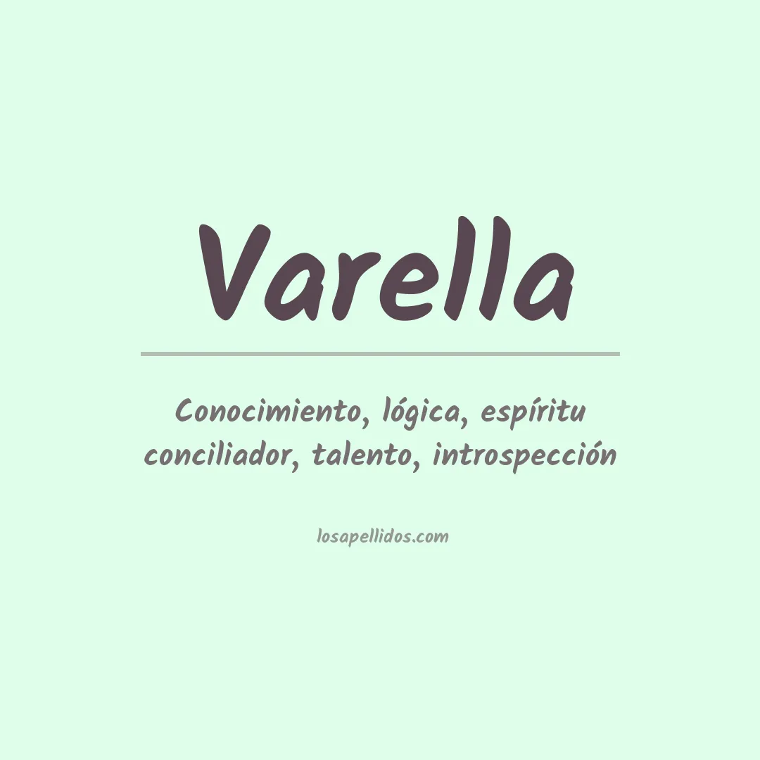 Apellido Varella