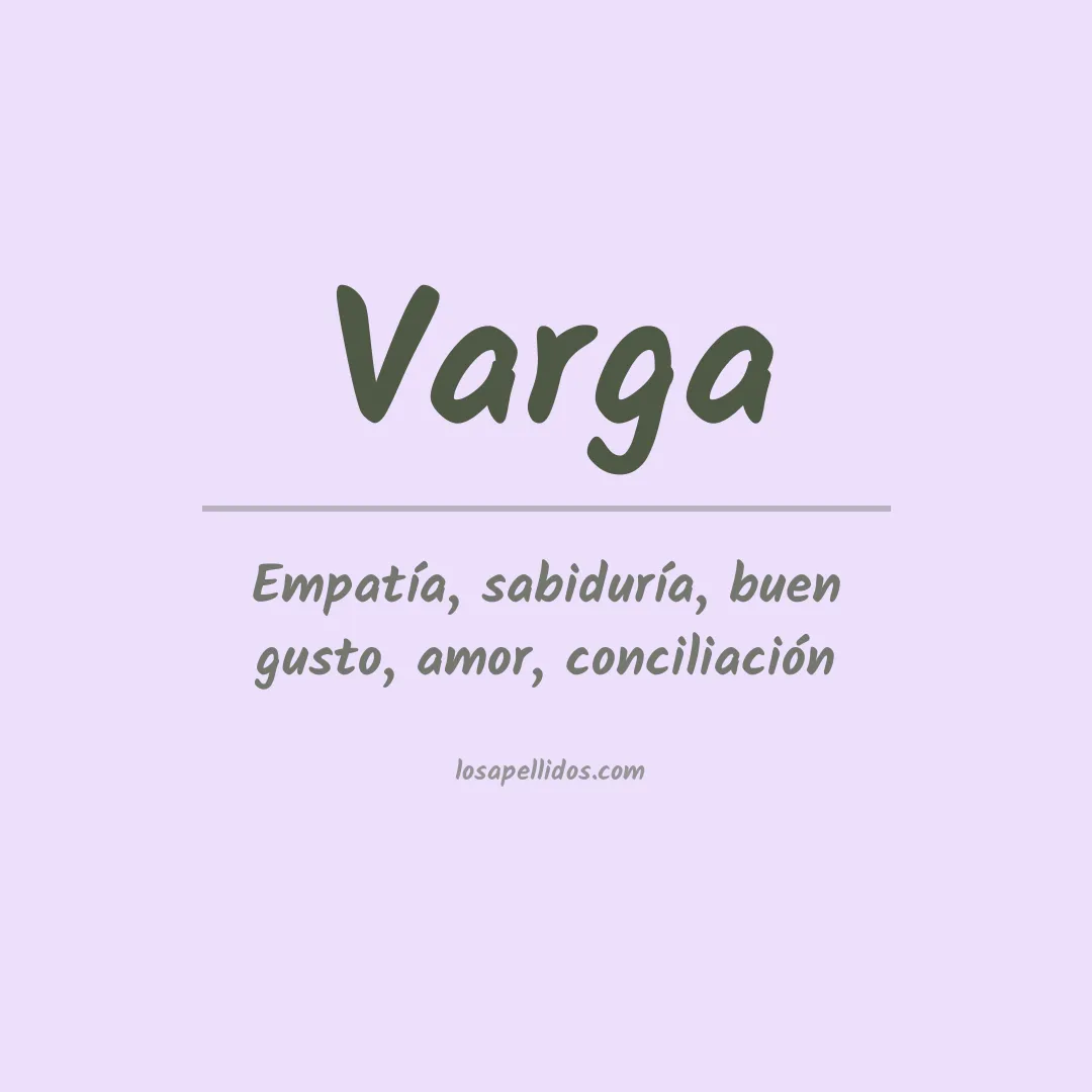 Apellido Varga