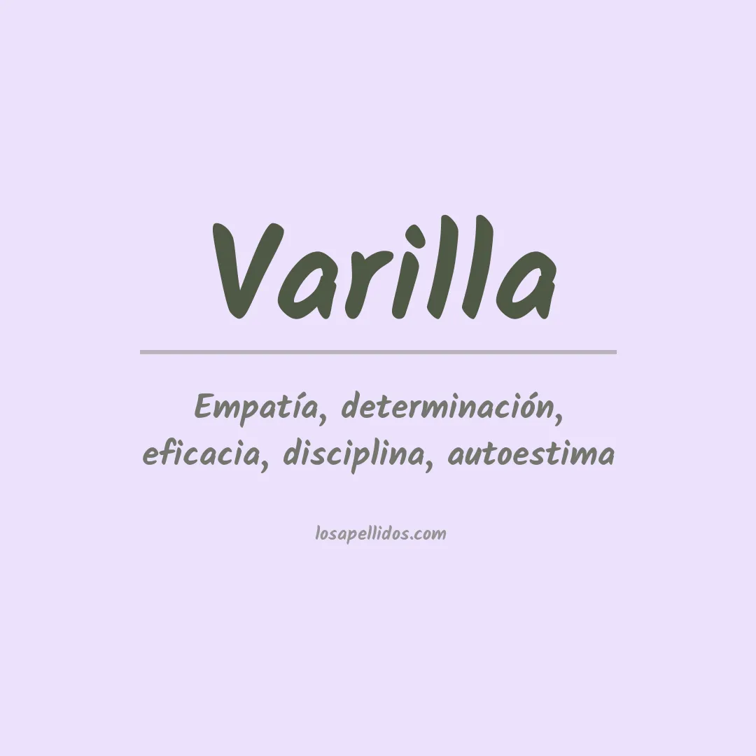 Apellido Varilla