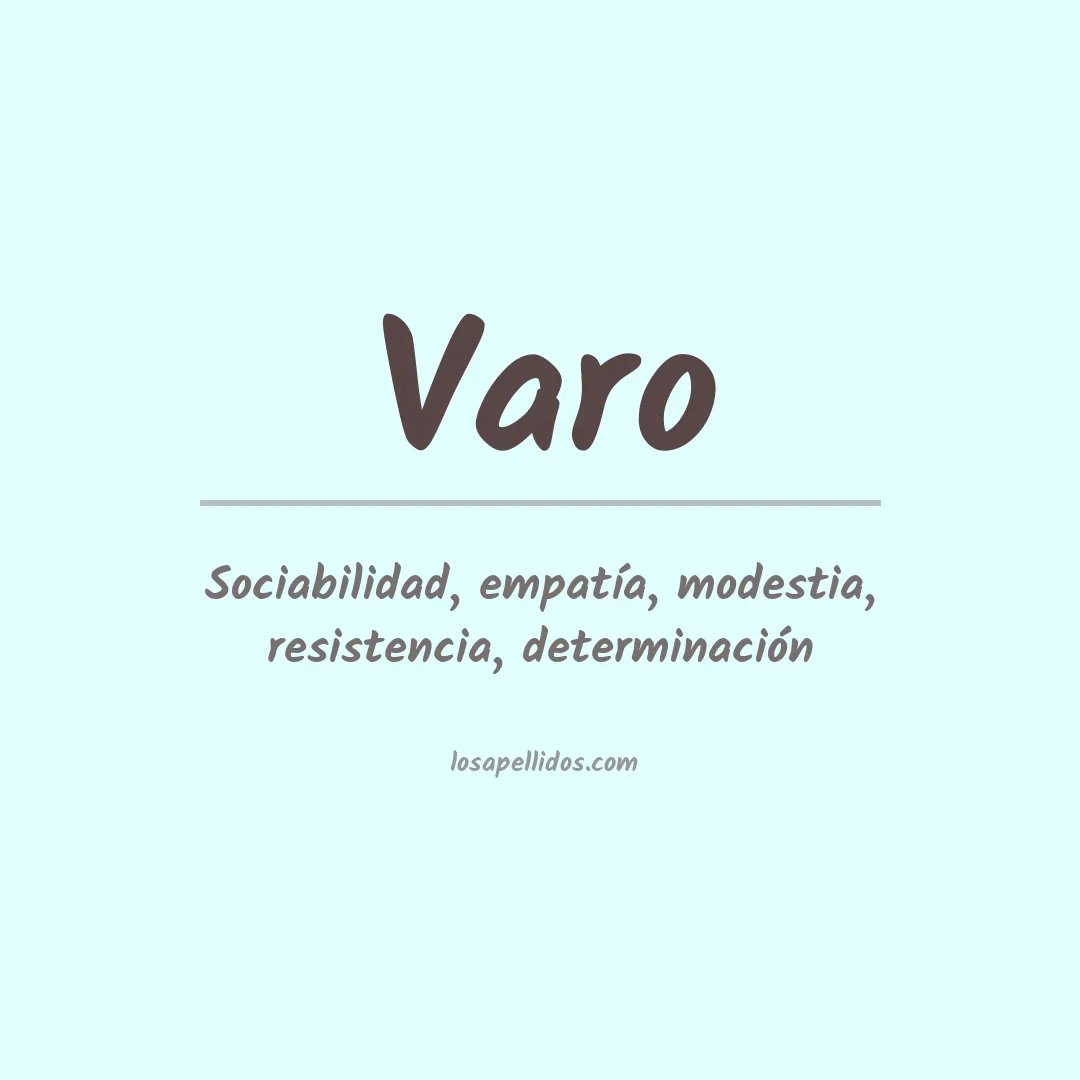Apellido Varo