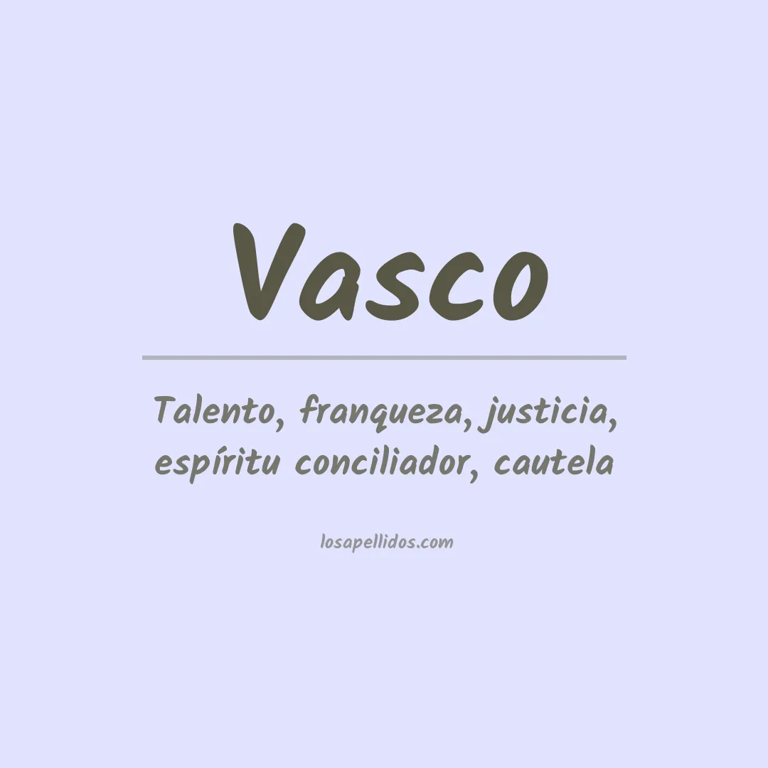 Apellido Vasco