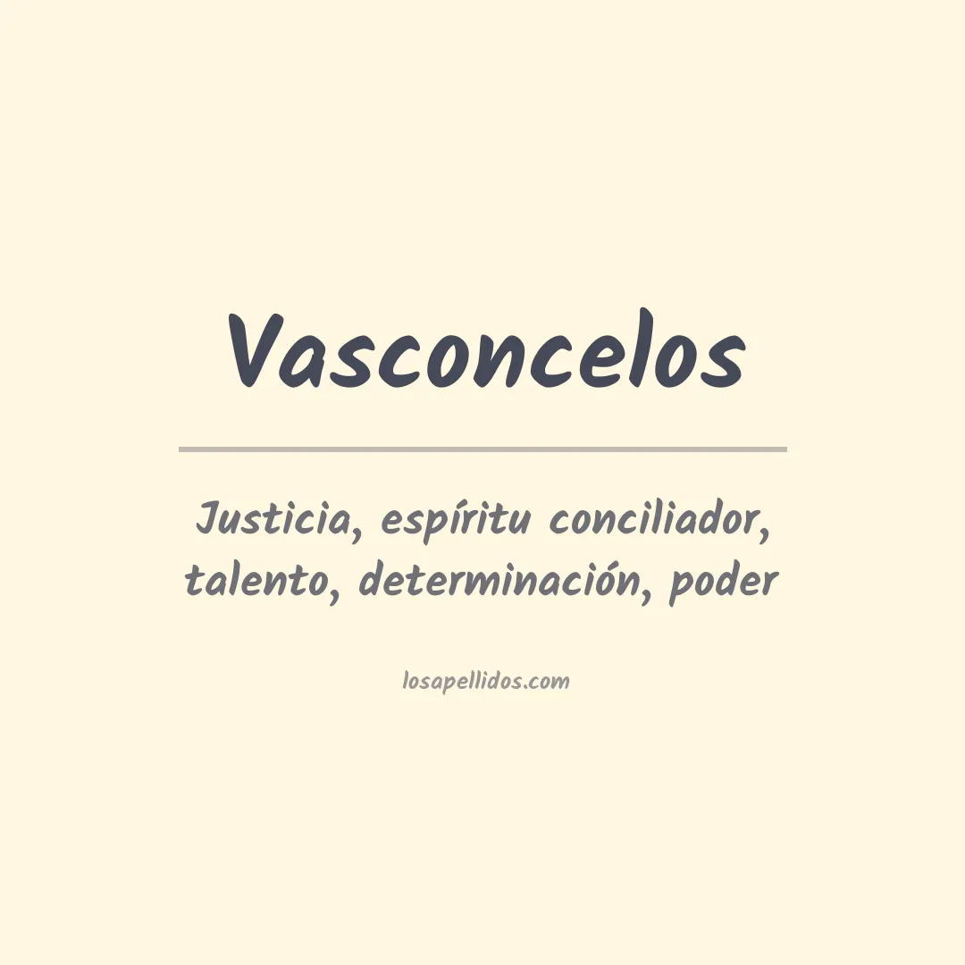 Apellido Vasconcelos
