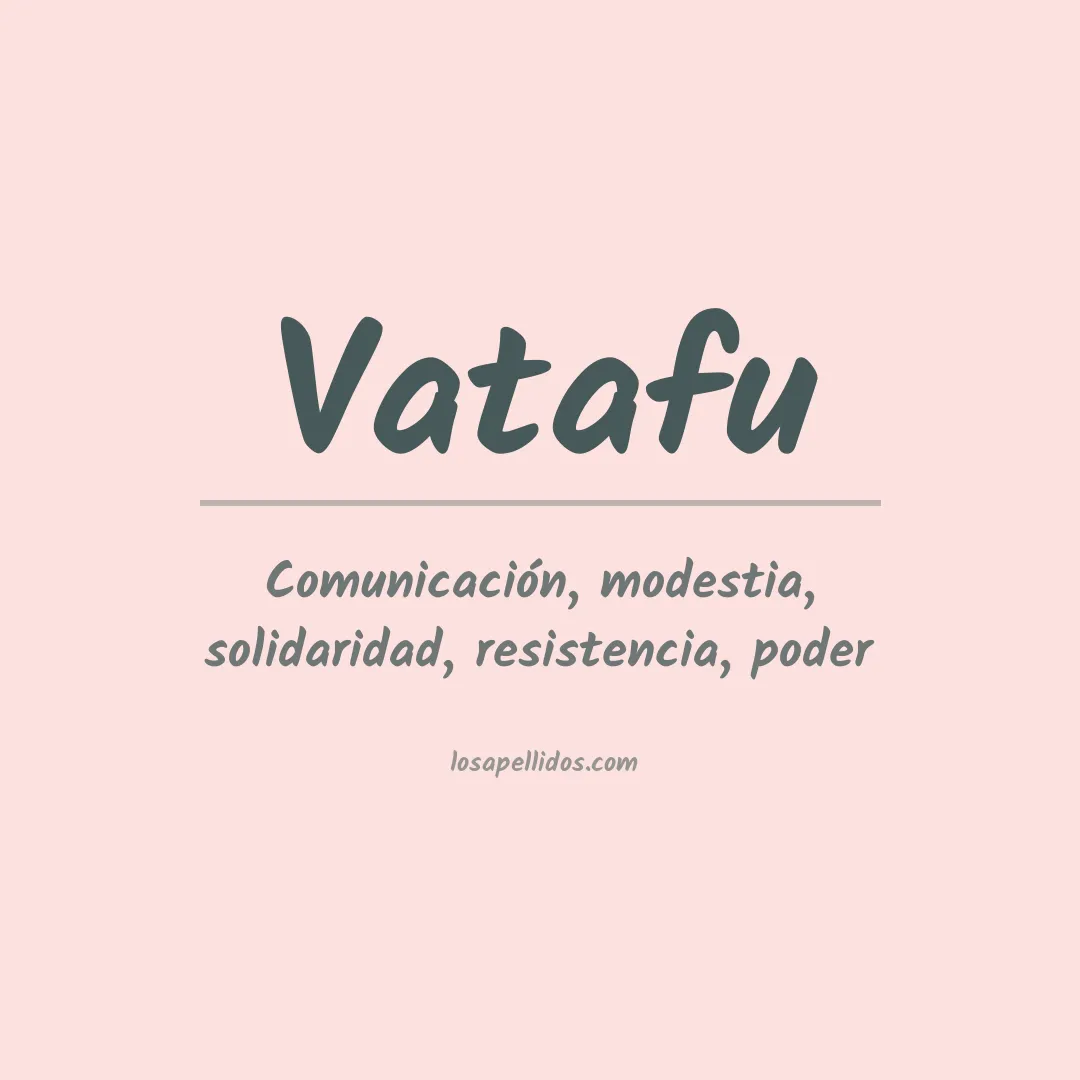 Apellido Vatafu