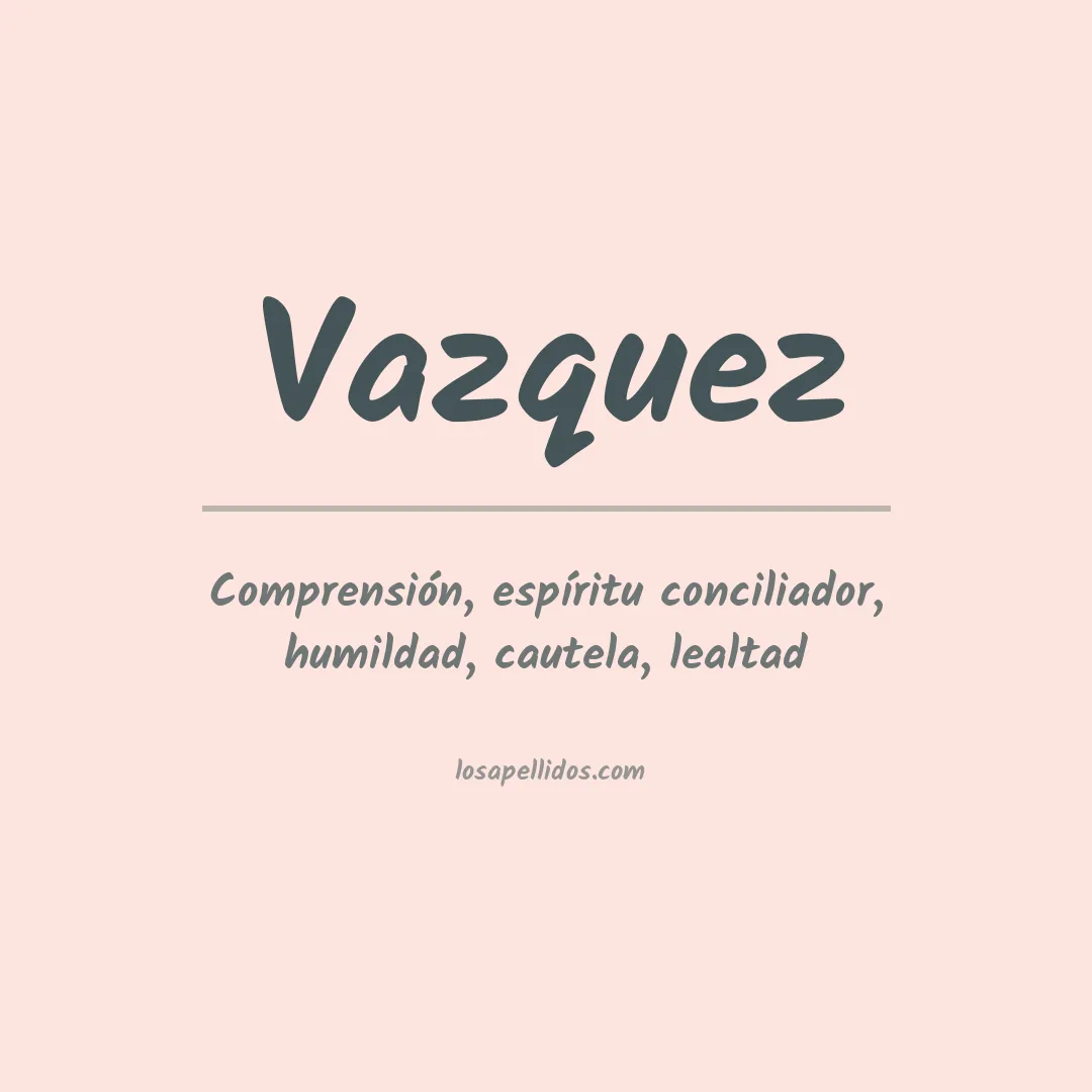 Apellido Vázquez