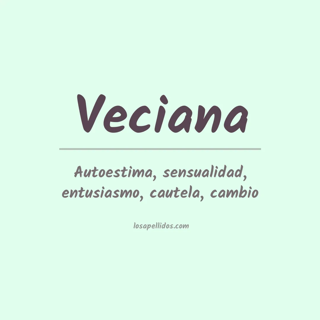 Apellido Veciana