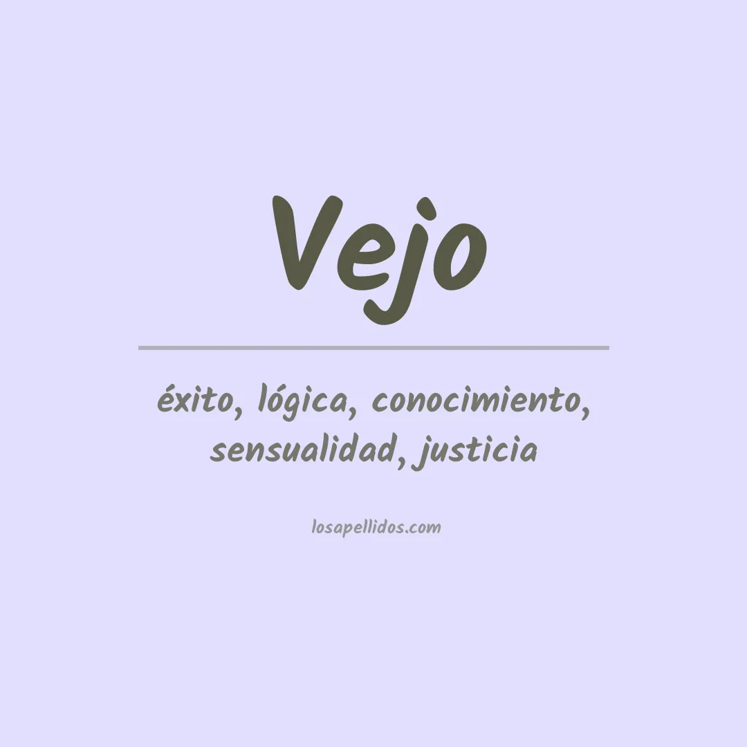 Apellido Vejo