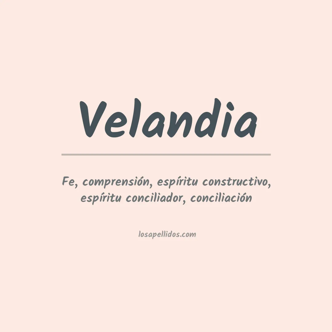 Apellido Velandia