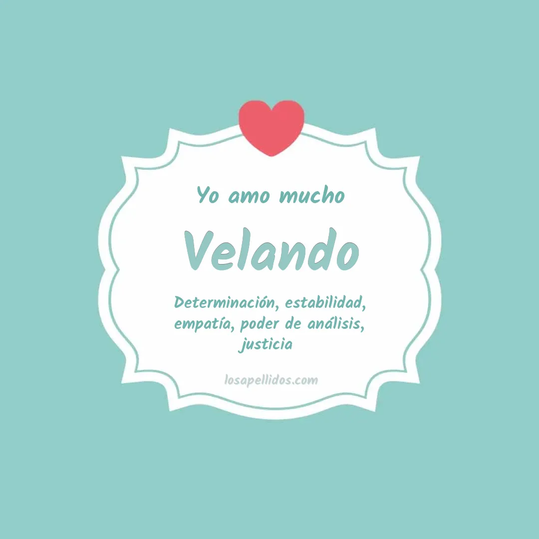 Yo amo mucho Velando