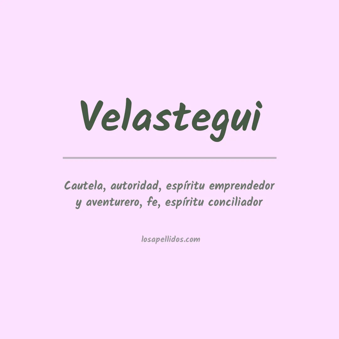 Apellido Velástegui