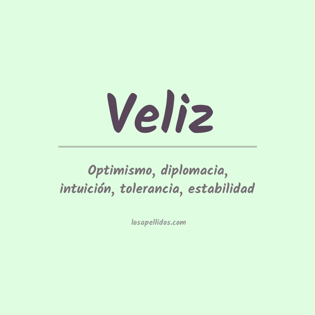 Apellido Veliz