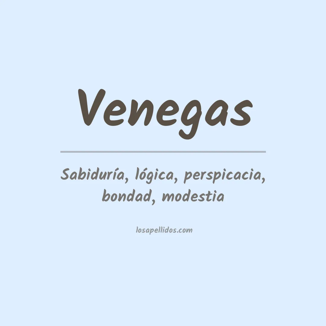 Apellido Venegas