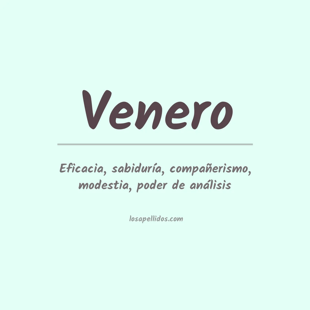 Apellido Venero