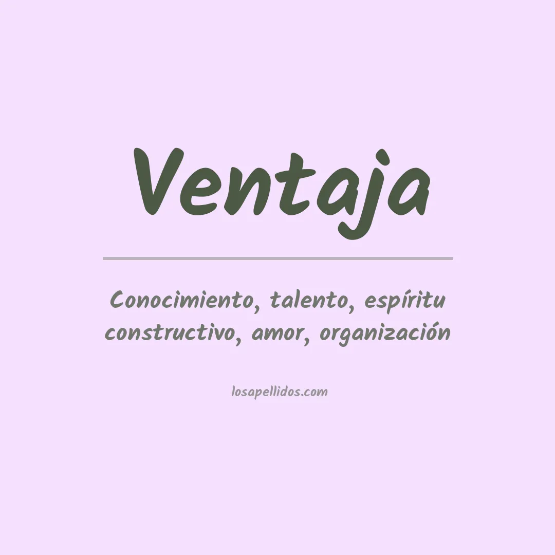 Apellido Ventaja