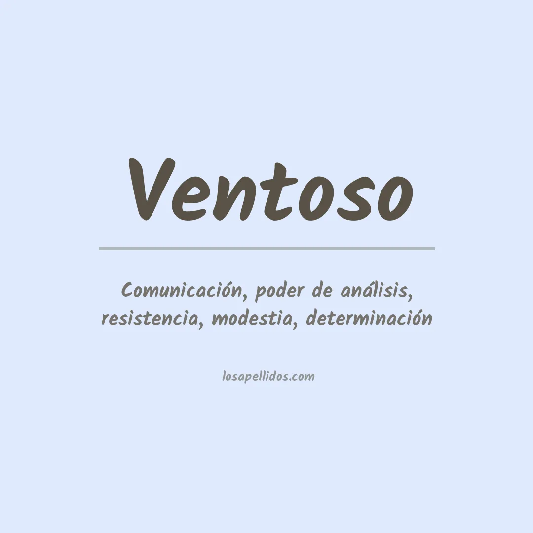 Apellido Ventoso