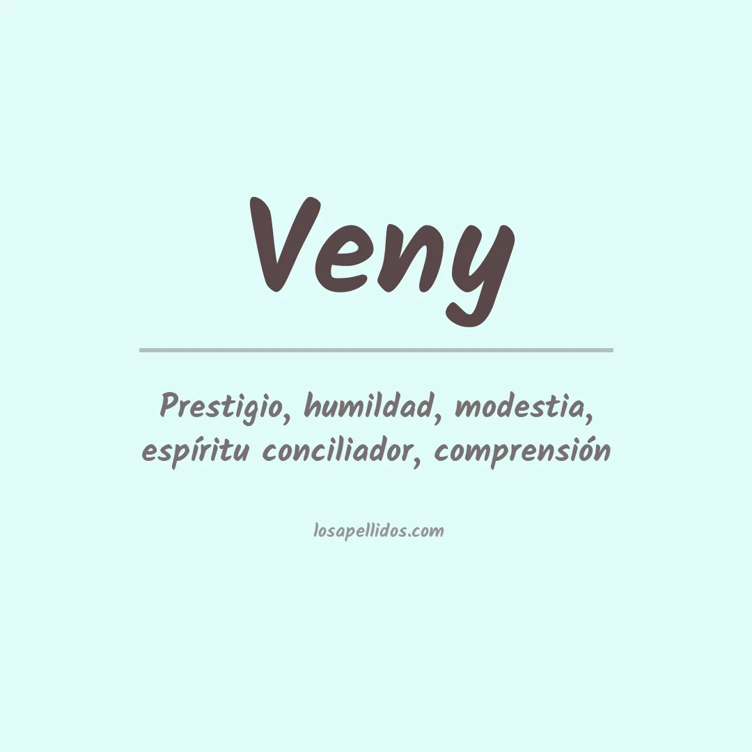 Apellido Veny