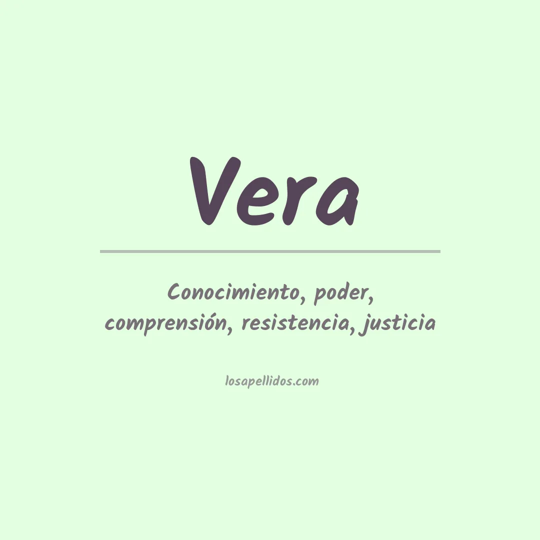 Apellido Vera