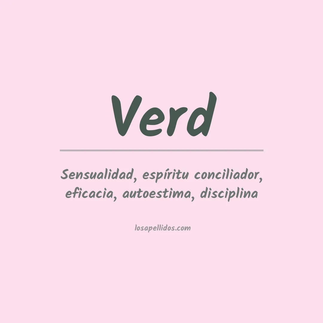 Apellido Verd