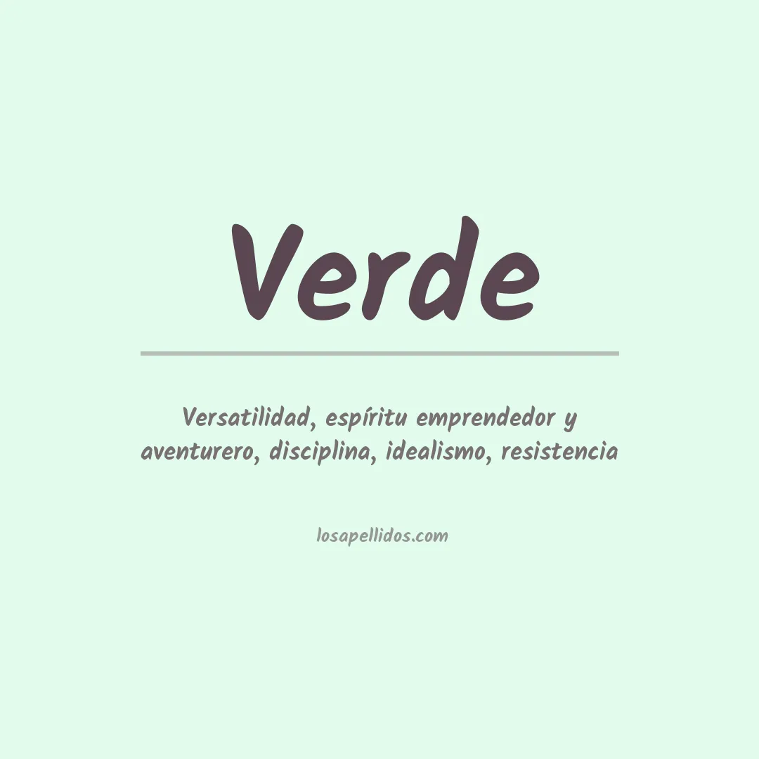 Apellido Verde
