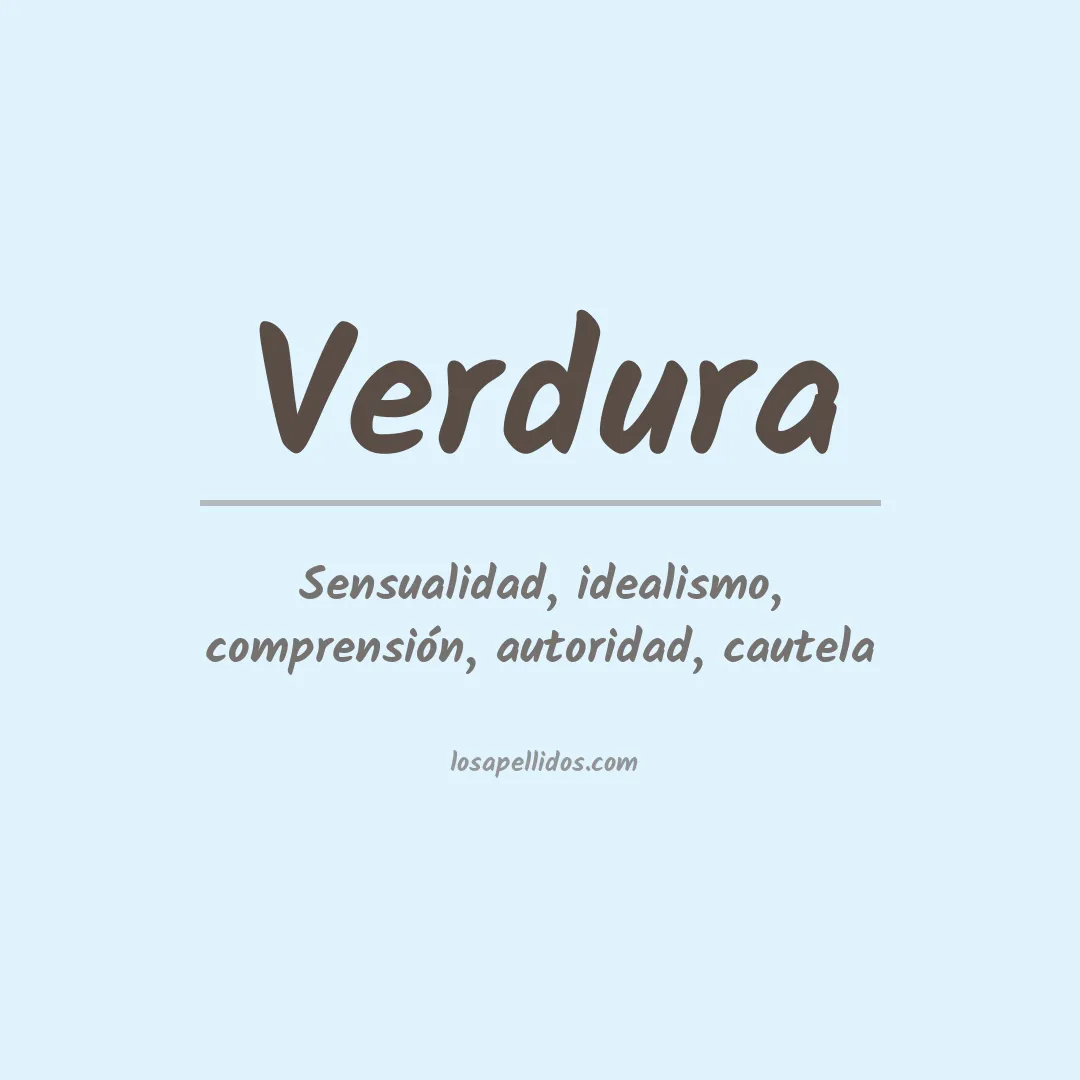 Apellido Verdura