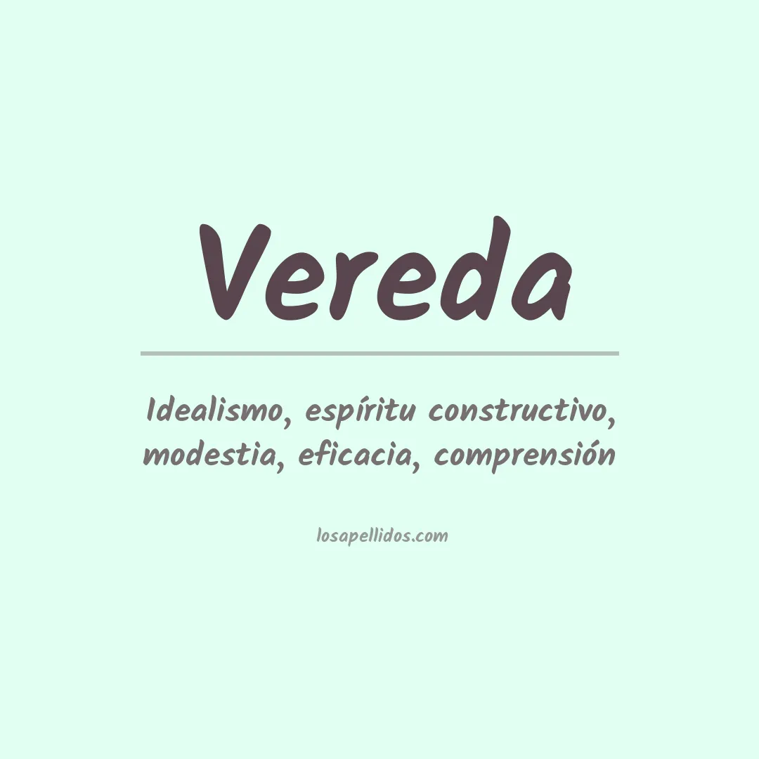 Apellido Vereda