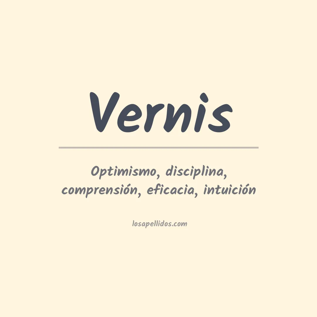 Apellido Vernis