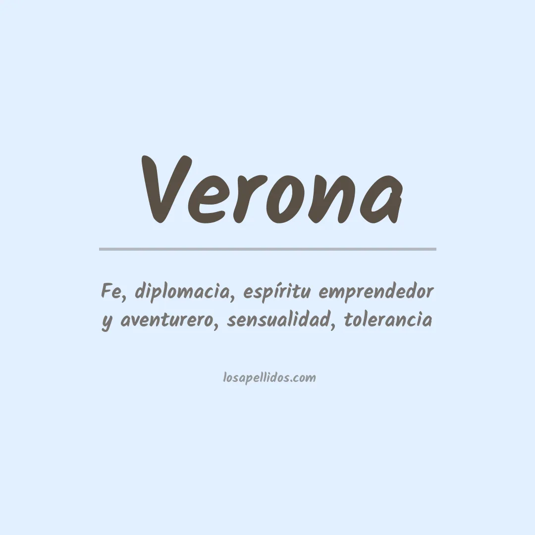 Apellido Verona