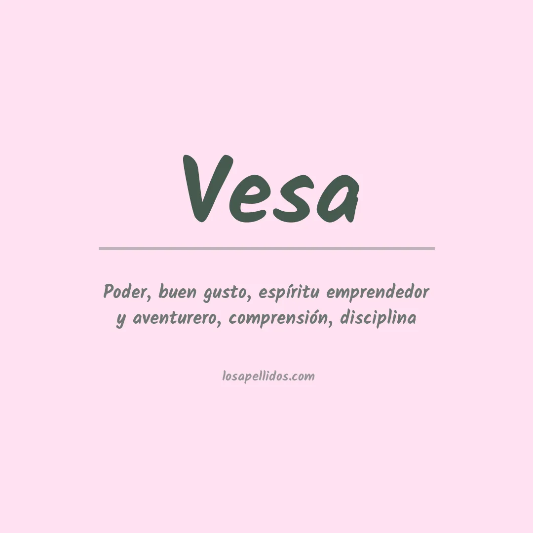 Apellido Vesa