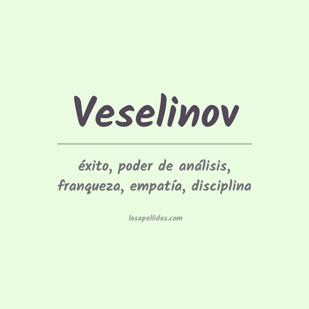 Apellido Veselinov