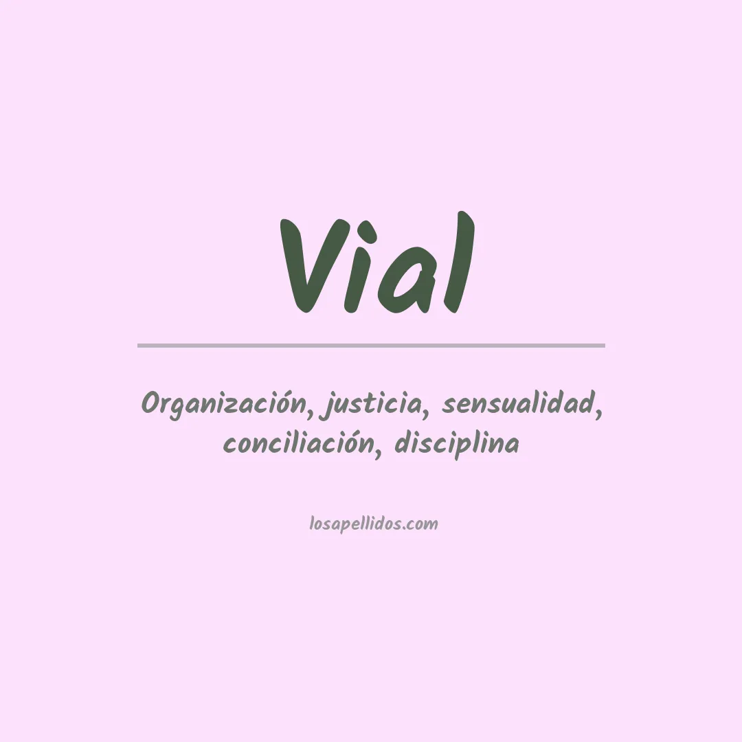 Apellido Vial